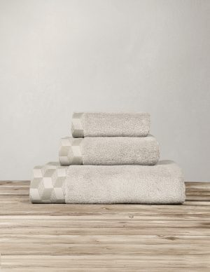 Nima Home Πετσέτα 50x100 Luxe - Light Taupe Μπεζ