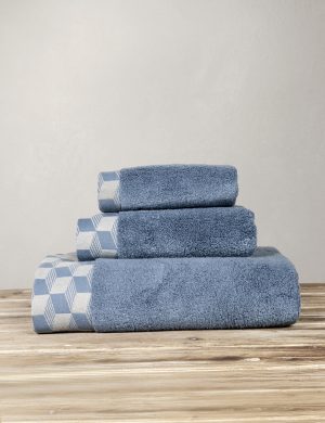Nima Home Πετσέτα 90x145 Luxe - Denim Blue Μπλε