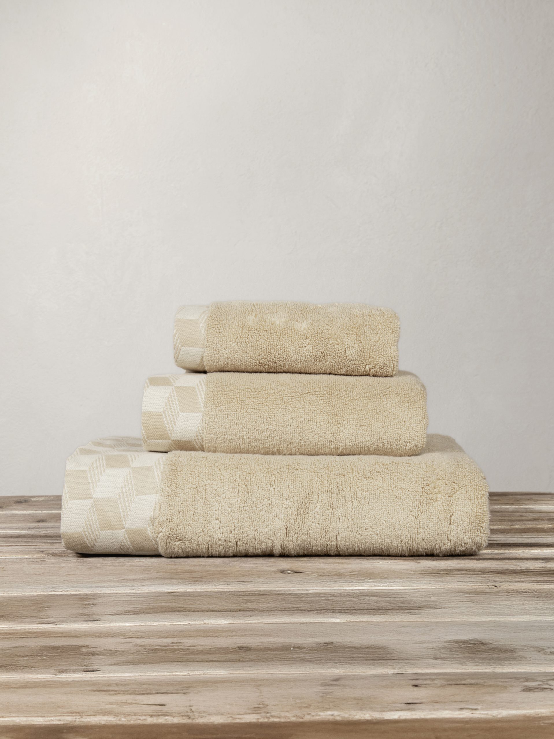 Nima Home Πετσέτα 50x100 Luxe - Mustard Beige Μουσταρδί