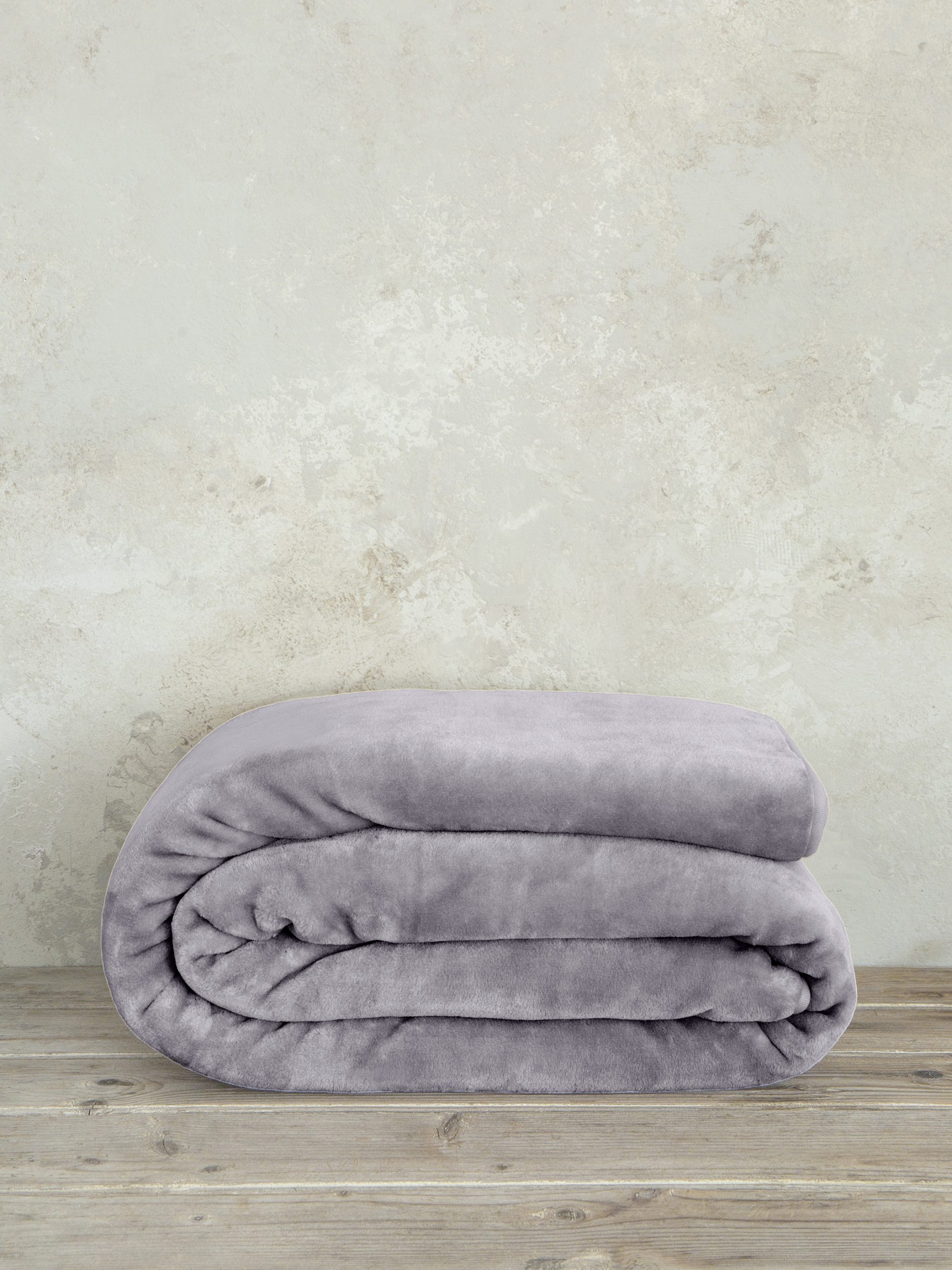 Nima Home Κουβέρτα Βελουτέ Ημίδιπλη 180x240 Coperta - Smoky Lilac Λιλά