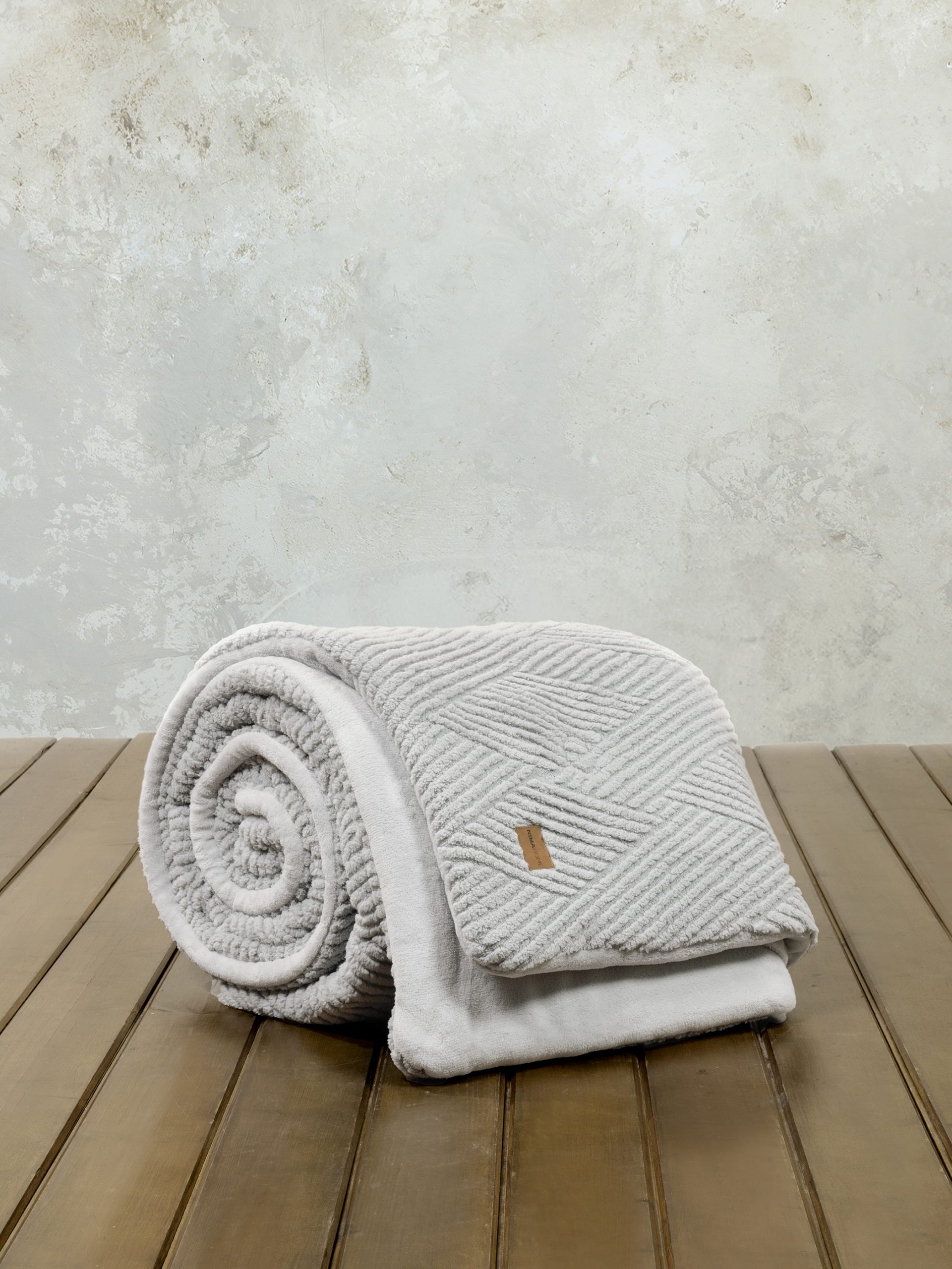 Nima Home Κουβέρτα/Πάπλωμα Μονό 160x220 - Velva Light Gray Γκρι - Image 2