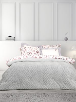 Nima Home Κουβέρτα/Πάπλωμα Υπέρδιπλο 220x240 - Velva Light Gray Γκρι
