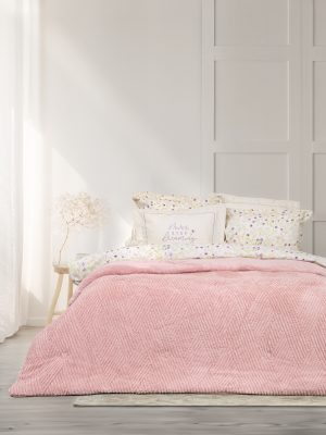 Nima Home Κουβέρτα/Πάπλωμα Γίγας 240x260 - Velva Rose Ροζ