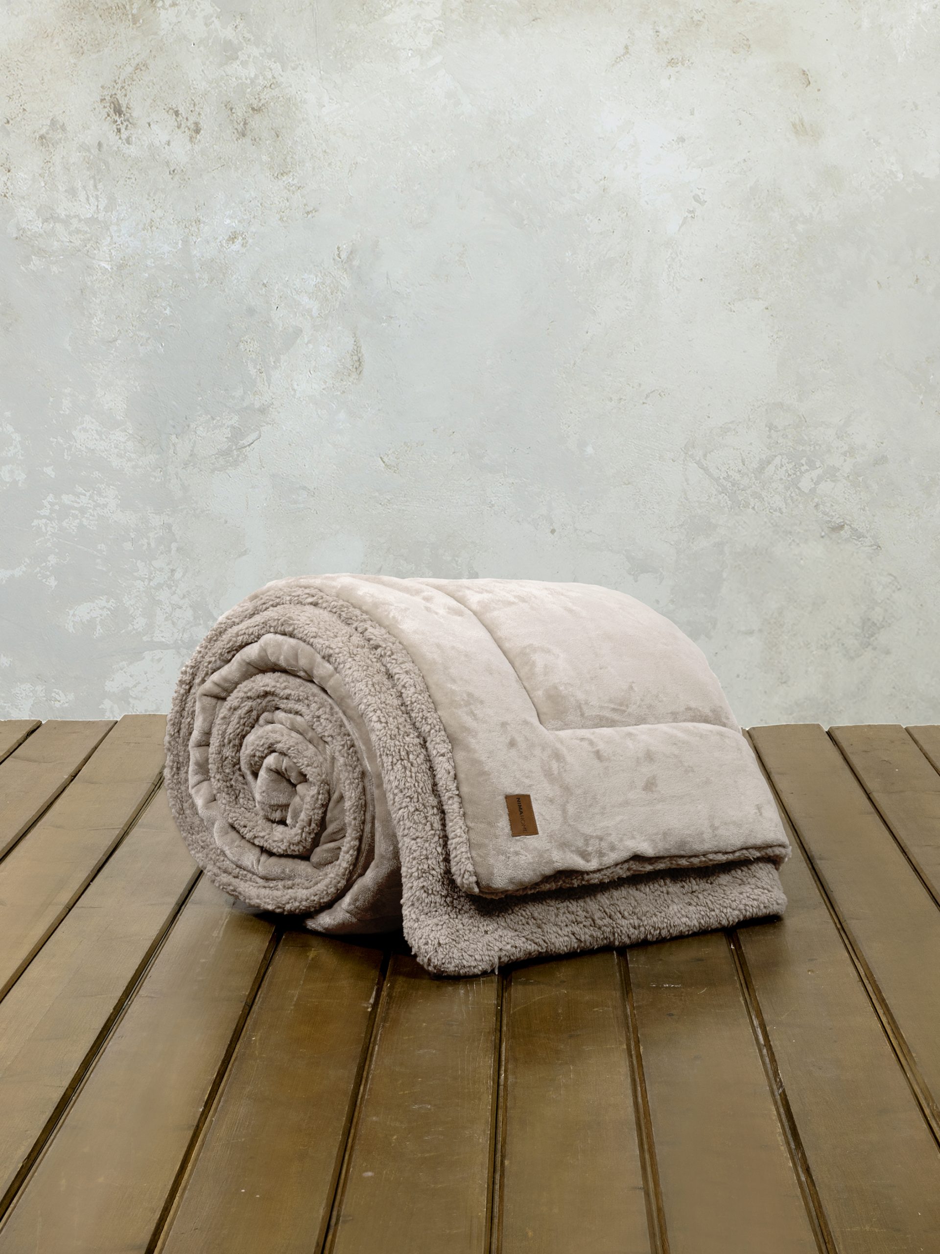 Nima Home Κουβέρτα/Πάπλωμα Μονό 160x220 - Cira Beige Μπεζ - Image 2