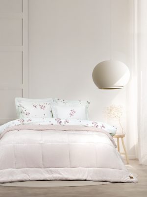 Nima Home Κουβέρτα/Πάπλωμα Υπέρδιπλο 220x240 - Cira Nude Pink Ροζ