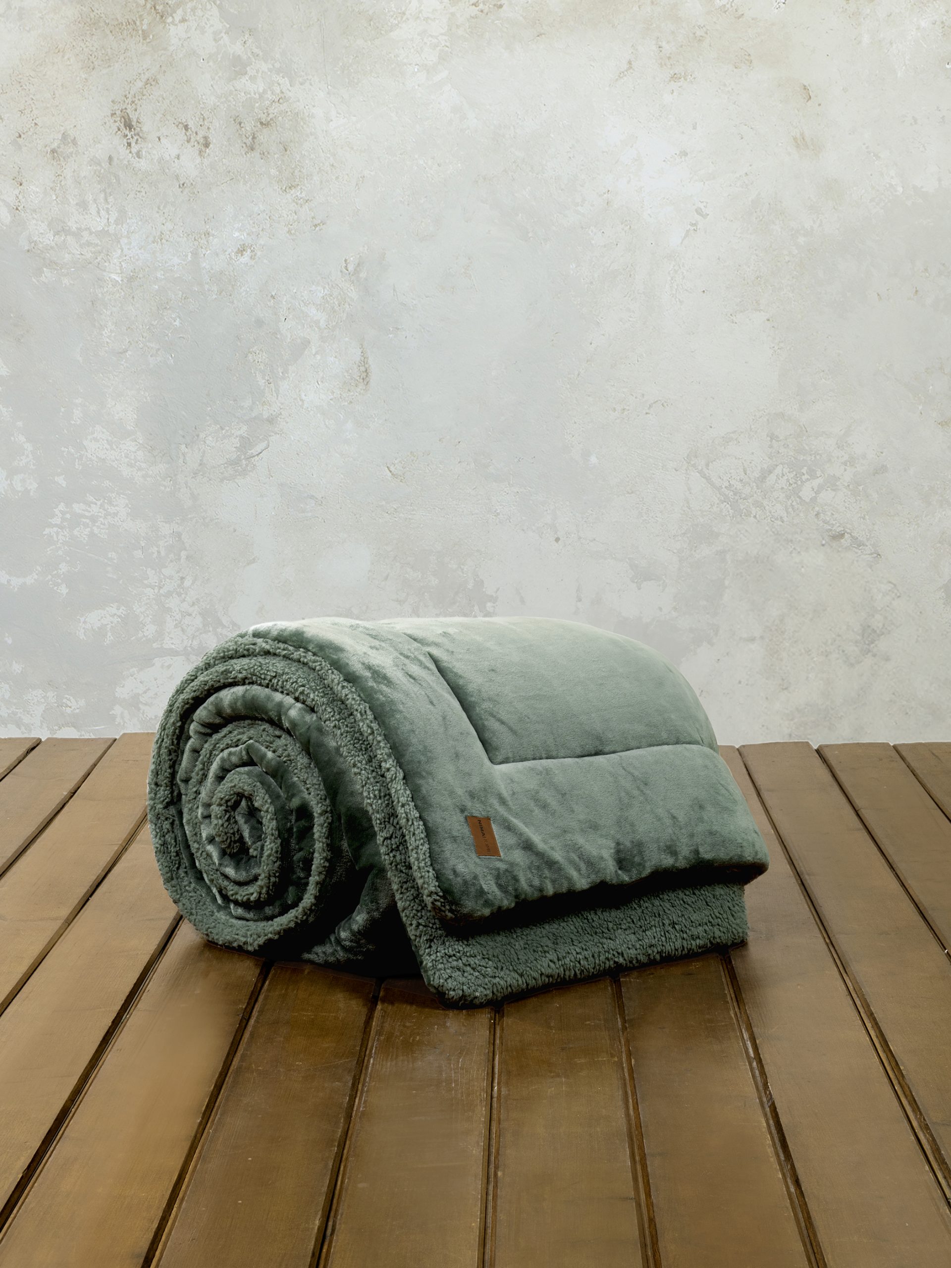 Nima Home Κουβέρτα/Πάπλωμα Υπέρδιπλο 220x240 - Cira Dark Green Πράσινο - Image 2
