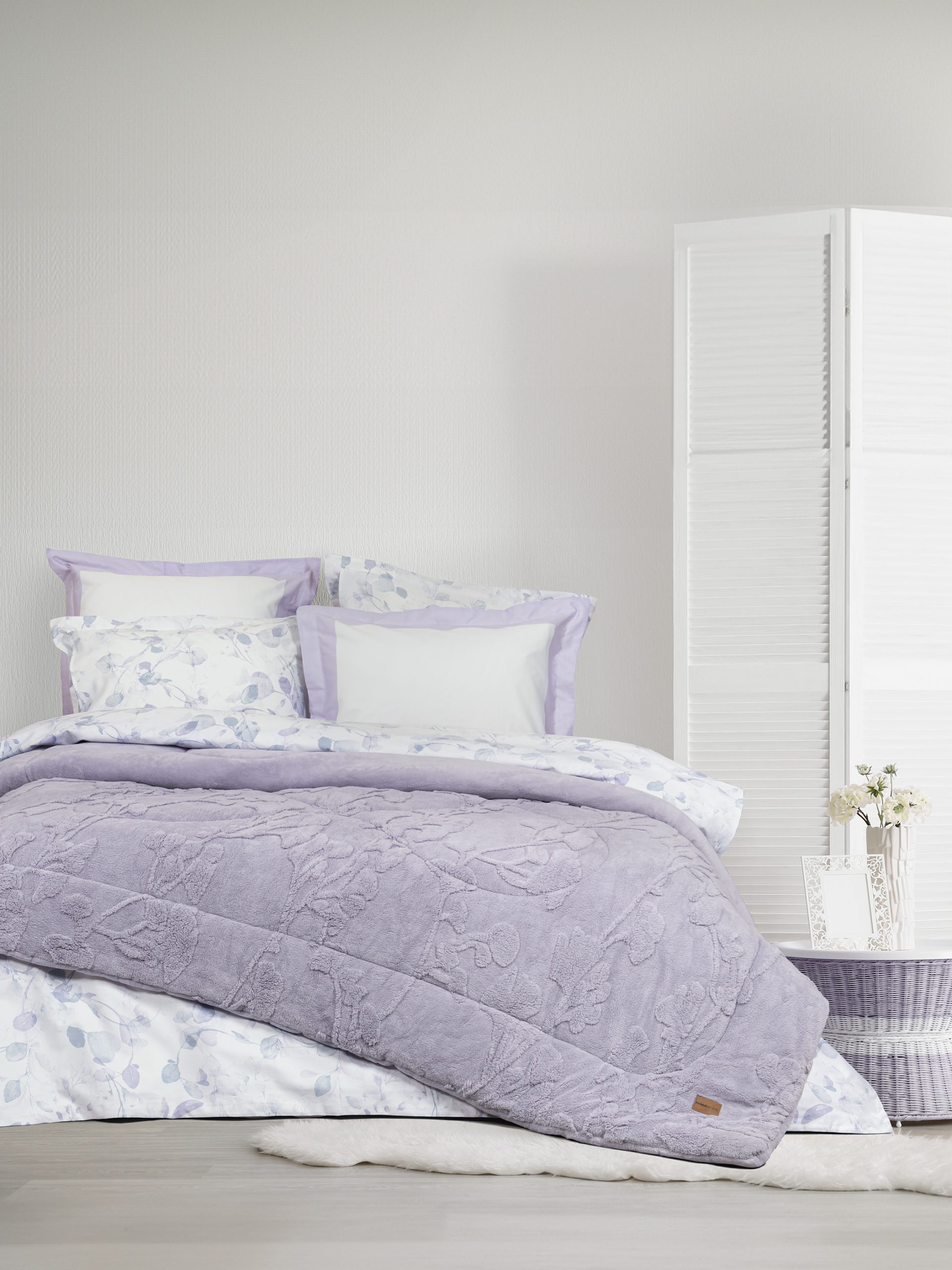 Nima Home Κουβέρτα/Πάπλωμα Ημίδιπλο 180x240 - Elara Liac Λιλά