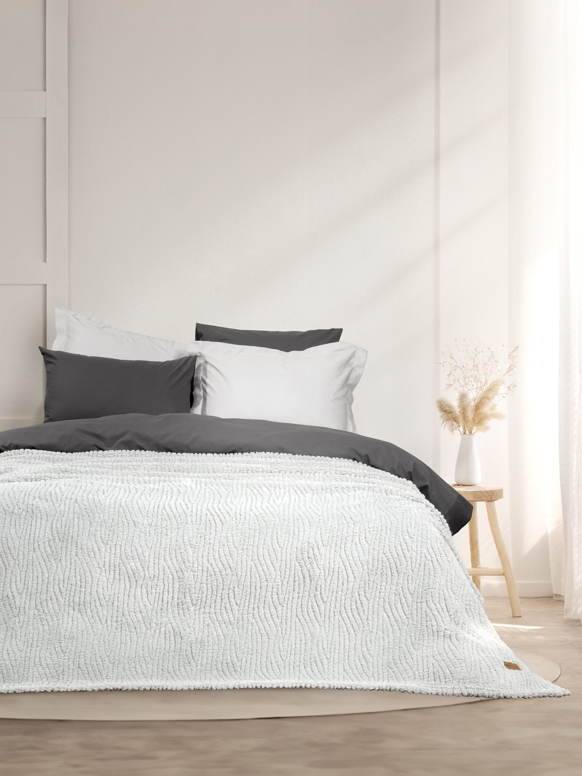 Nima Home Κουβέρτα Υπέρδιπλη 220x240 - Serenus Gray Γκρι
