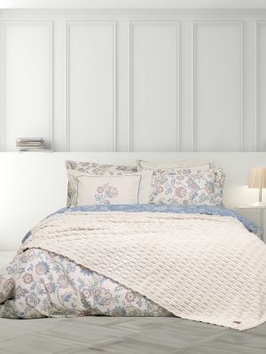 Nima Home Κουβέρτα Υπέρδιπλη 220x240 - Savara Light Beige Μπεζ