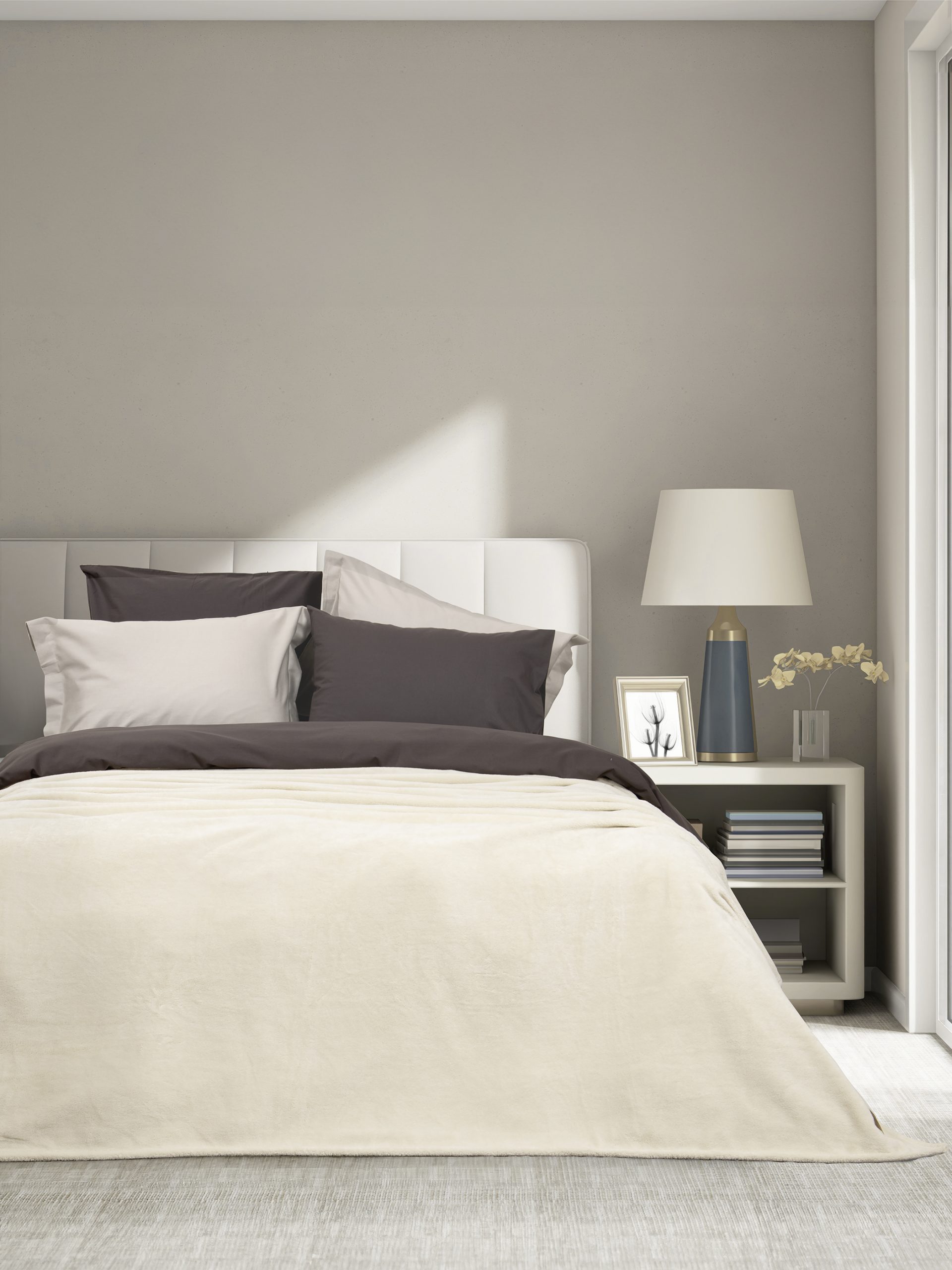 Nima Home Κουβέρτα Υπέρδιπλη 220x240 - Alpa Light Beige Μπεζ