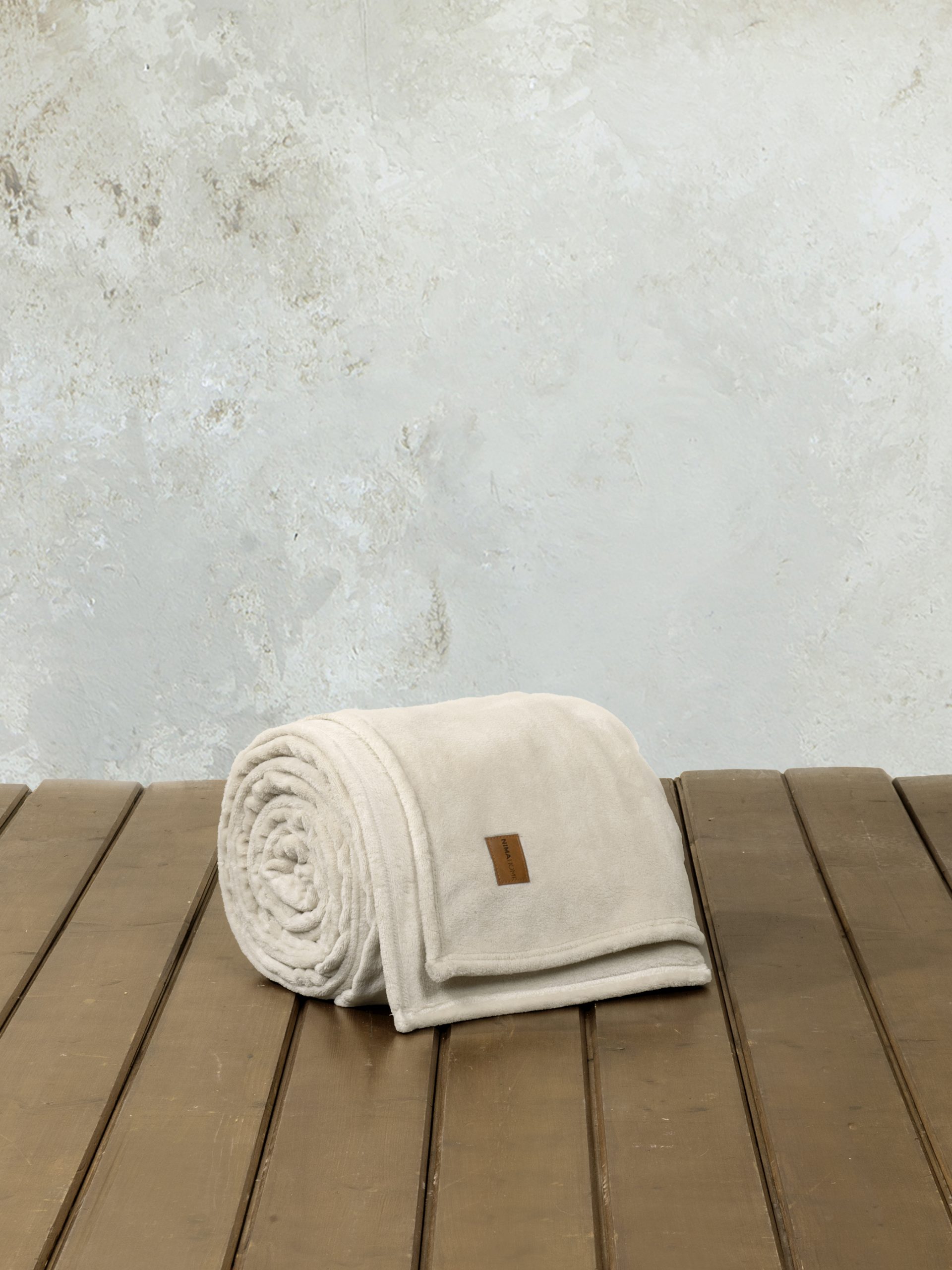 Nima Home Κουβέρτα Υπέρδιπλη 220x240 - Alpa Light Beige Μπεζ - Image 2