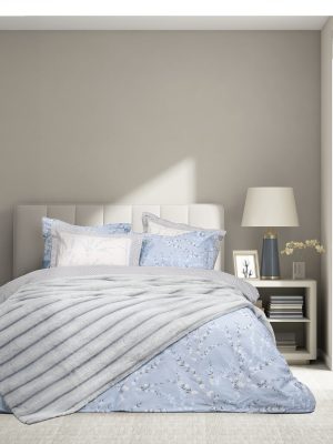 Nima Home Κουβέρτα Υπέρδιπλη 220x240 - Carezza Light Gray Γκρι