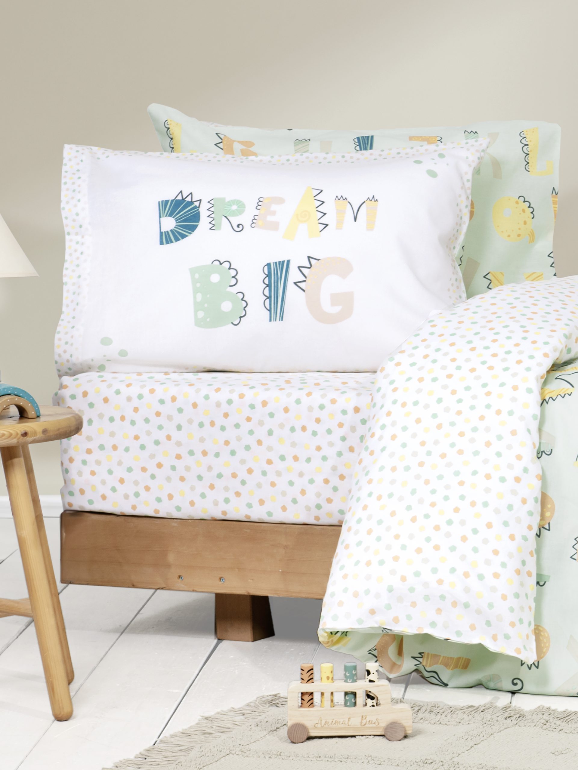 Nima Kids Σετ Σεντόνια Μονά - Dream Big Πολύχρωμο - Image 2