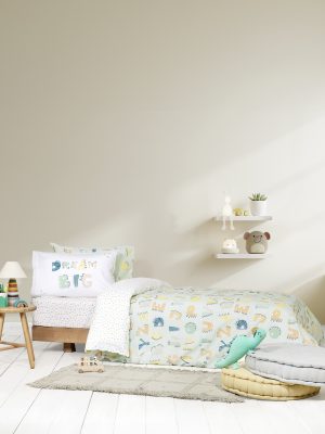 Nima Kids Σετ Σεντόνια Μονά με Λάστιχο - Dream Big Πολύχρωμο