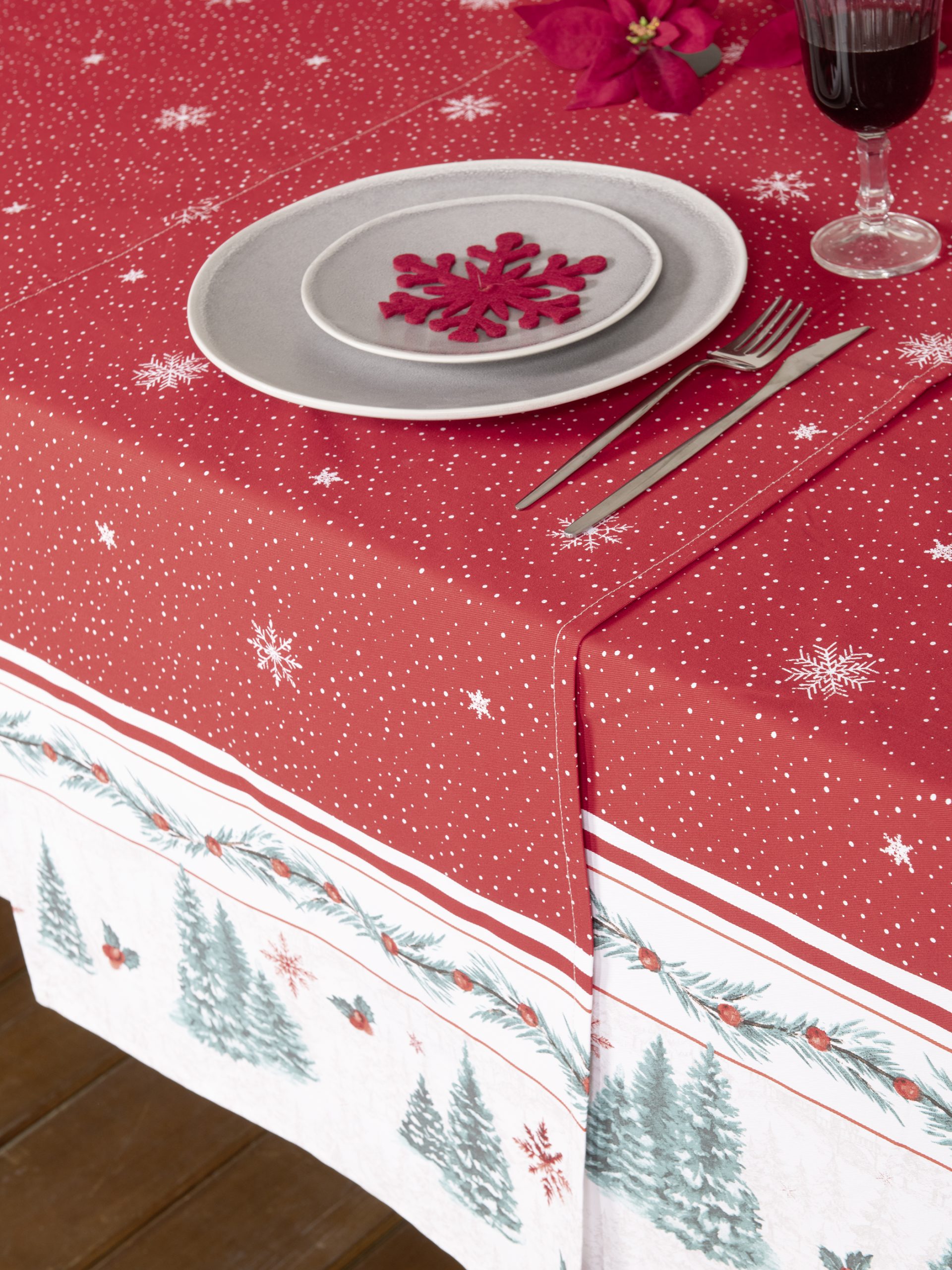 Nima Home Runner 45x140 - North Pole Κόκκινο, Πράσινο
