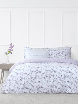 Nima Home Σετ Σεντόνια Γίγας - Merlin Λιλά, Γκρι