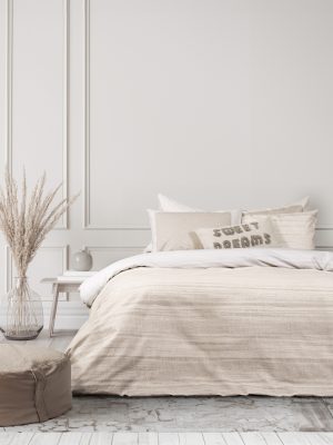 Nima Home Σετ Σεντόνια Υπέρδιπλα Φανελένια - Venity Μπεζ