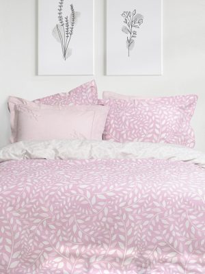 Nima Home Μαξιλαροθήκες - Frozen Ροζ, Γκρι