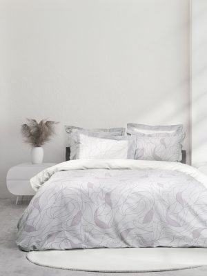 Nima Home Σετ Παπλωματοθήκη Μονή - Hoop Γκρι