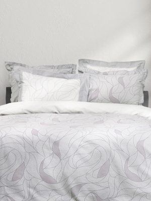 Nima Home Σετ Παπλωματοθήκη Υπέρδιπλη - Hoop Γκρι