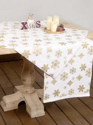 Nima Home Καρέ 85x85 - Glow Λευκό, Χρυσό