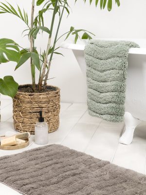 Nima Home Πατάκι Μπάνιου 50x80 - Vellum Warm Gray Γκρι