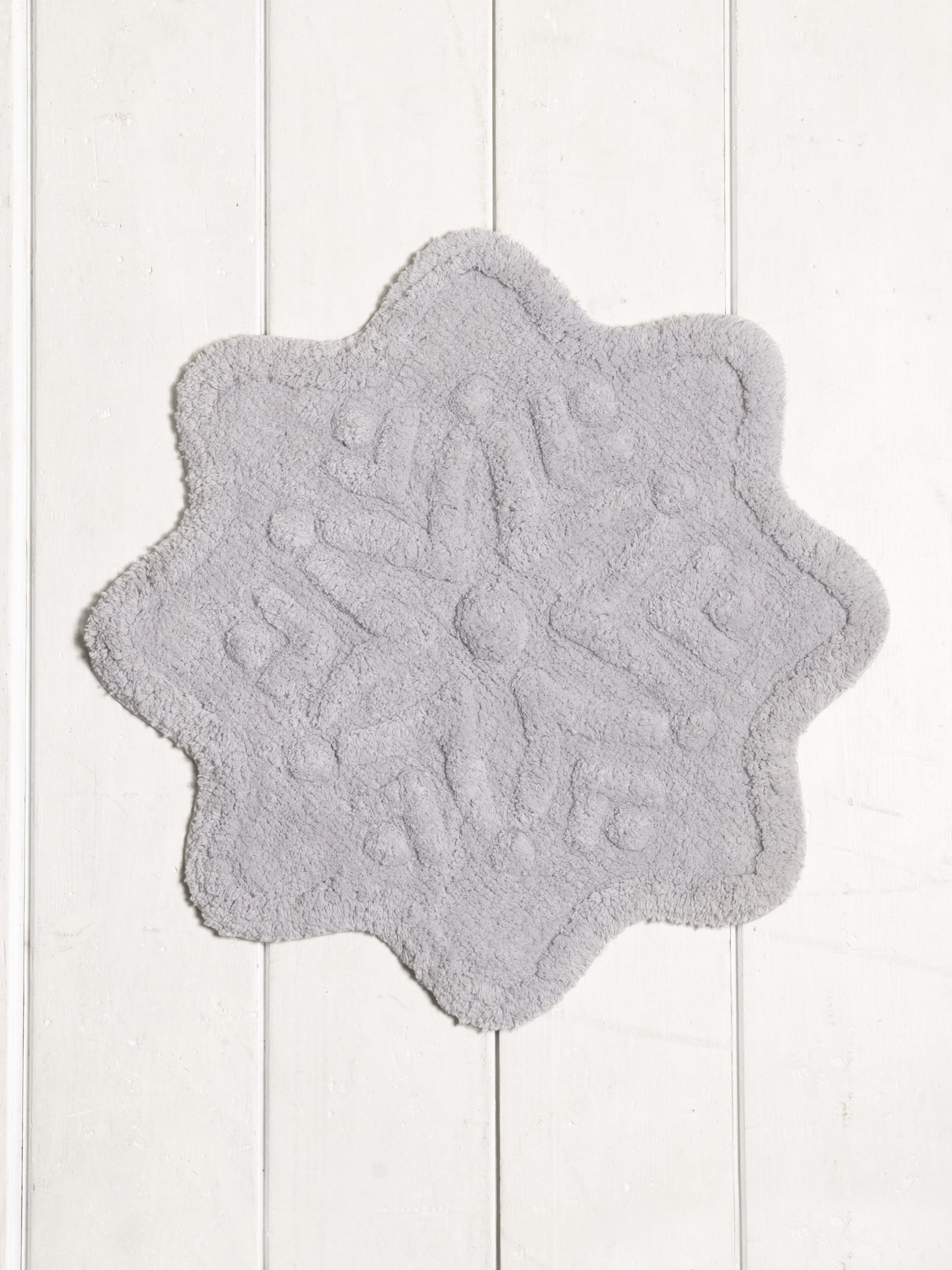Nima Home Πατάκι Μπάνιου 55x55 - Lily Light Gray Γκρι - Image 2