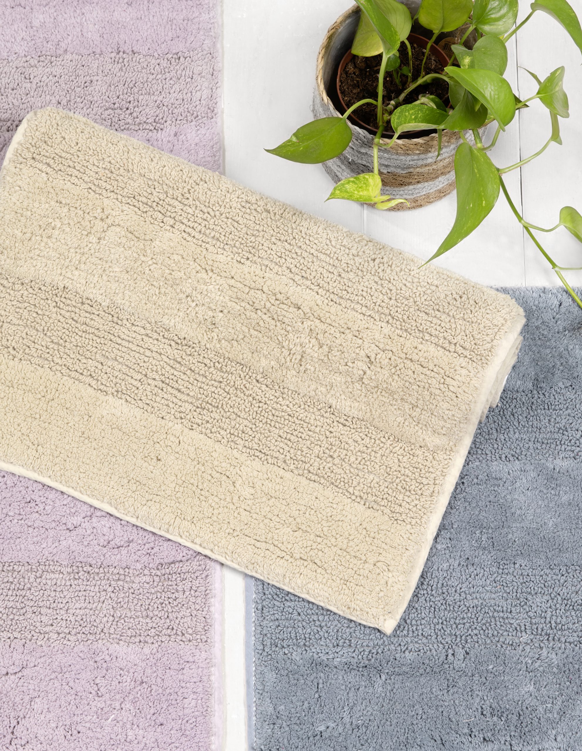 Nima Home Πατάκι Μπάνιου 50x80 - Zaya Gray Γκρι