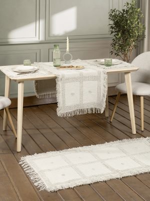 Nima Home Χαλάκι 60x130 - Liora Εκρού