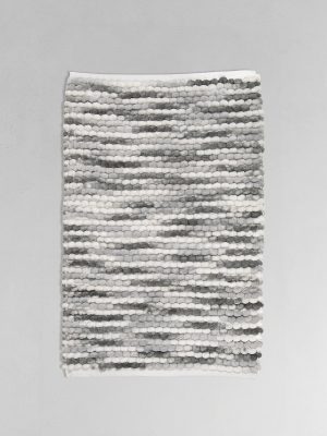 Nima Home Πατάκι Μπάνιου 50x80 - Splash Dark Gray Γκρι