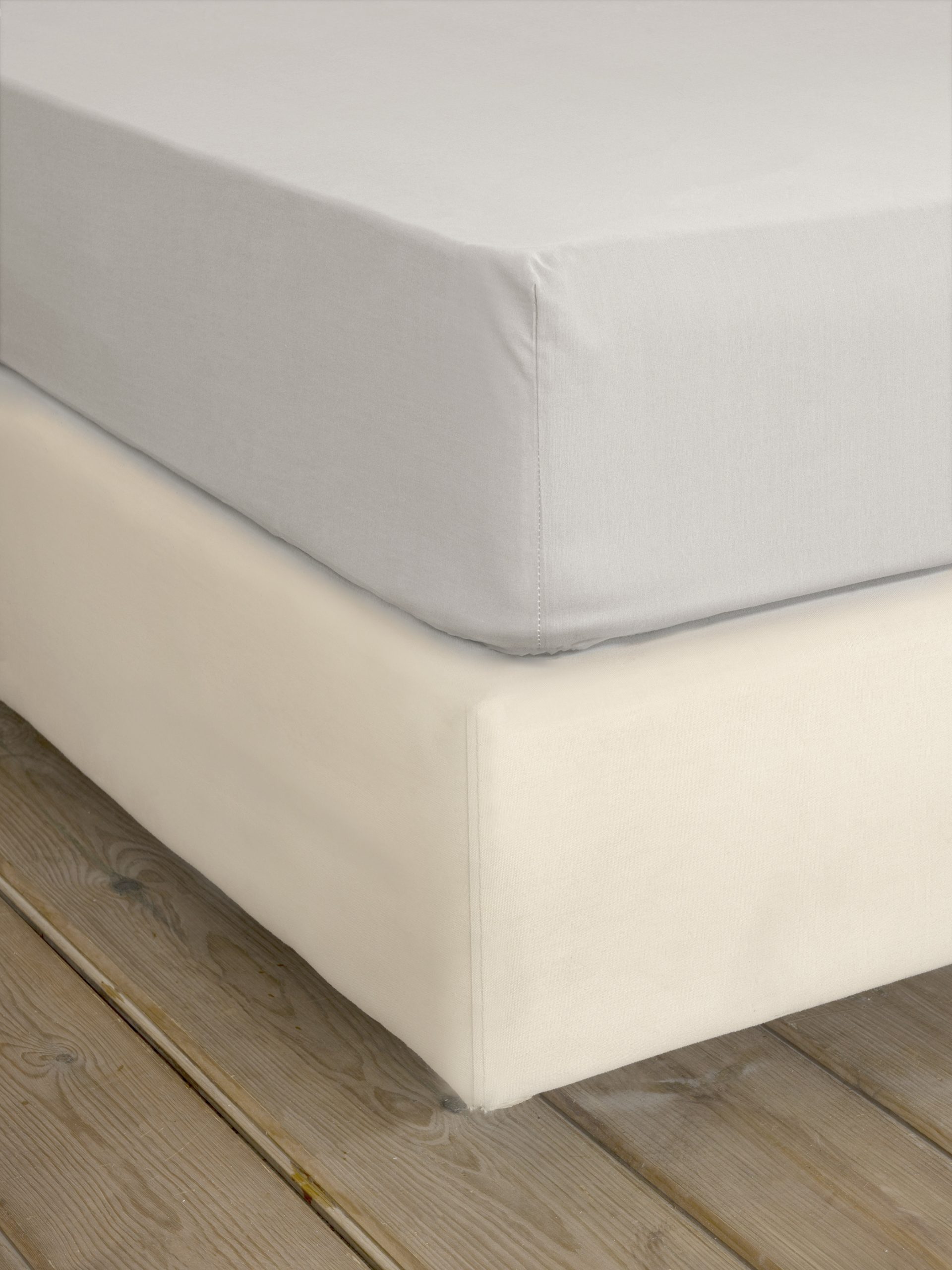Nima Home Σεντόνι Διπλό με Λάστιχο Unicolors - 140x200+32 Oat Beige
