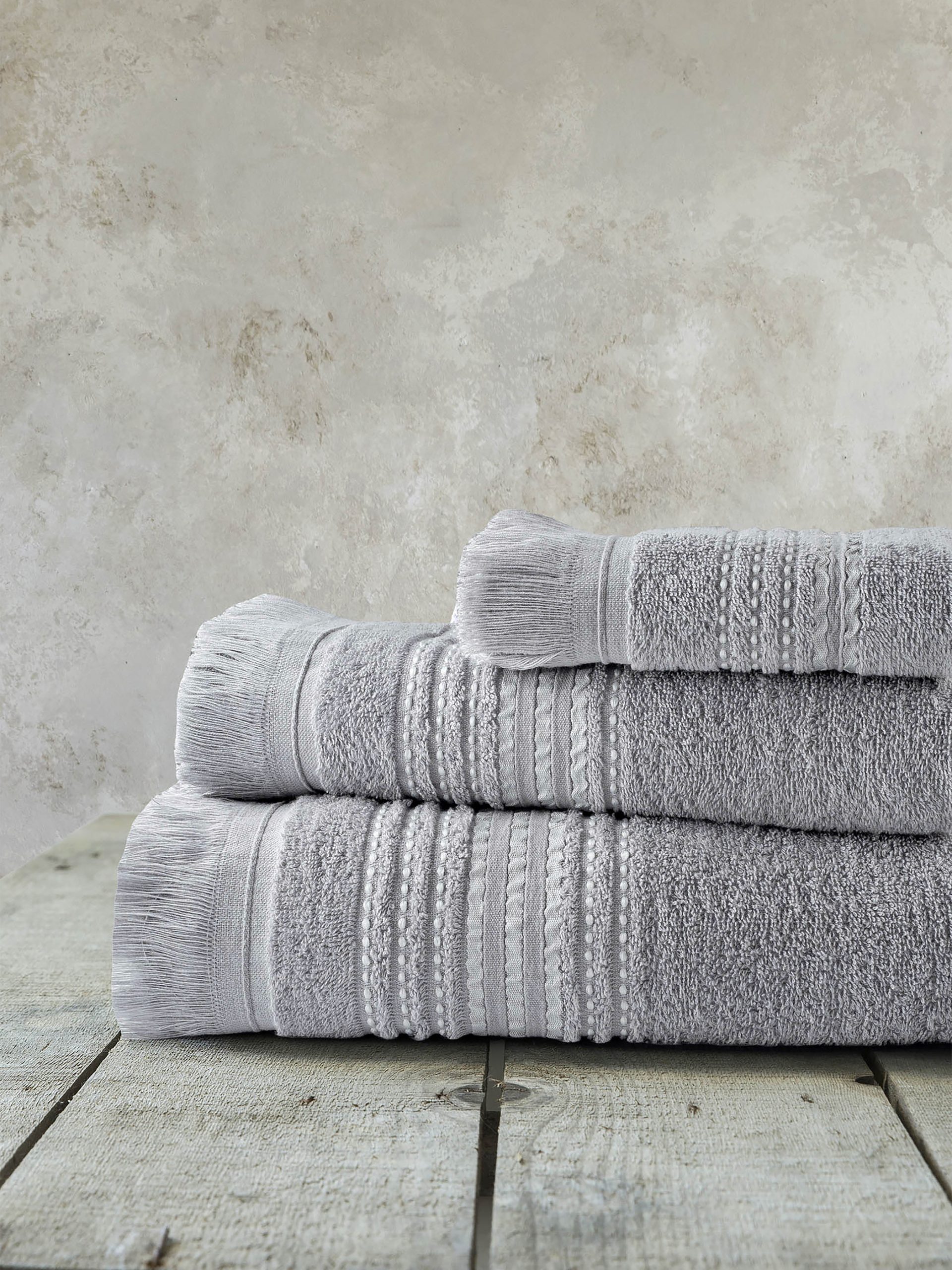Nima Home Πετσέτα 30x50 - Allora Gray Γκρι