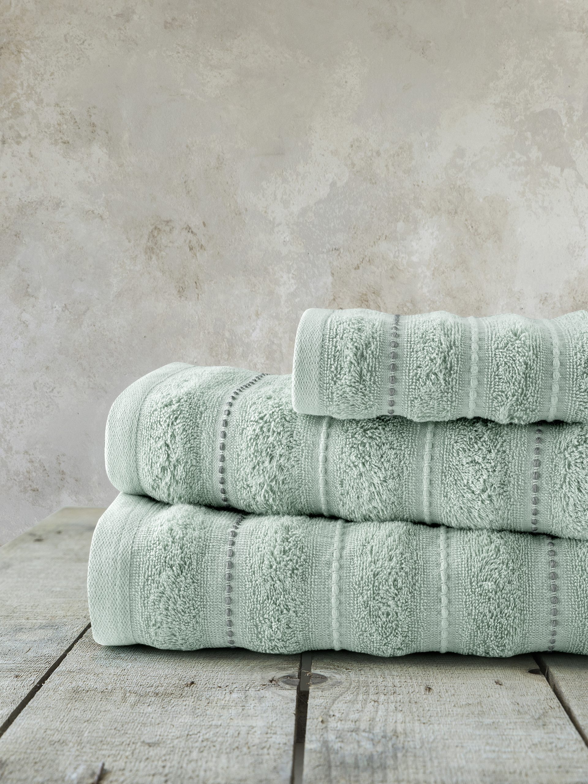 Nima Home Σετ Πετσέτες (30x50 + 50x90 + 70x140) - Aura Mint Μέντα
