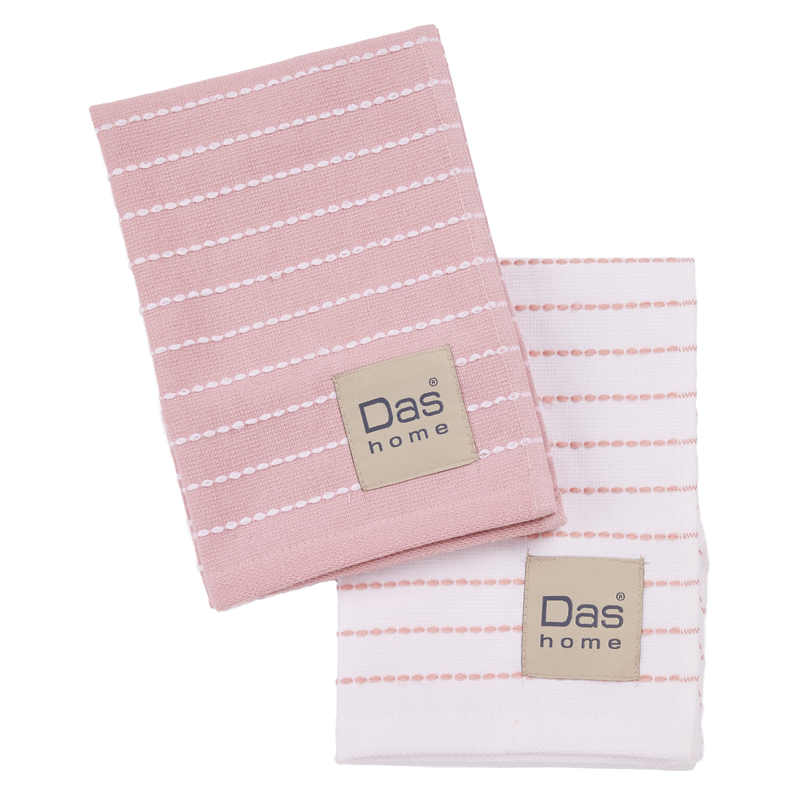 Das Home Σετ Ποτηροπανα 2Τμχ 30Χ50 0823 Pink - White