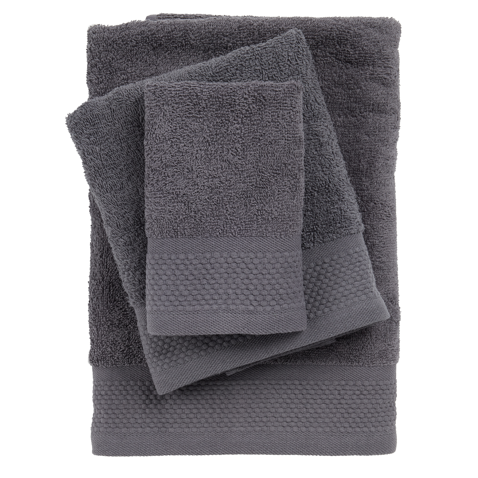 Das Home Σετ Πετσετες 3Τεμαχιων Best 0835 Dark Grey Dark Grey