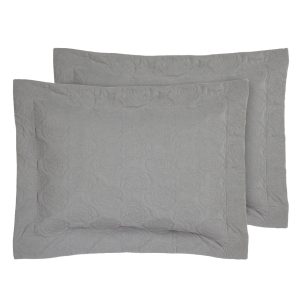 Das Home Ζευγος Μαξιλαροθηκες Happy 0287 Grey Grey