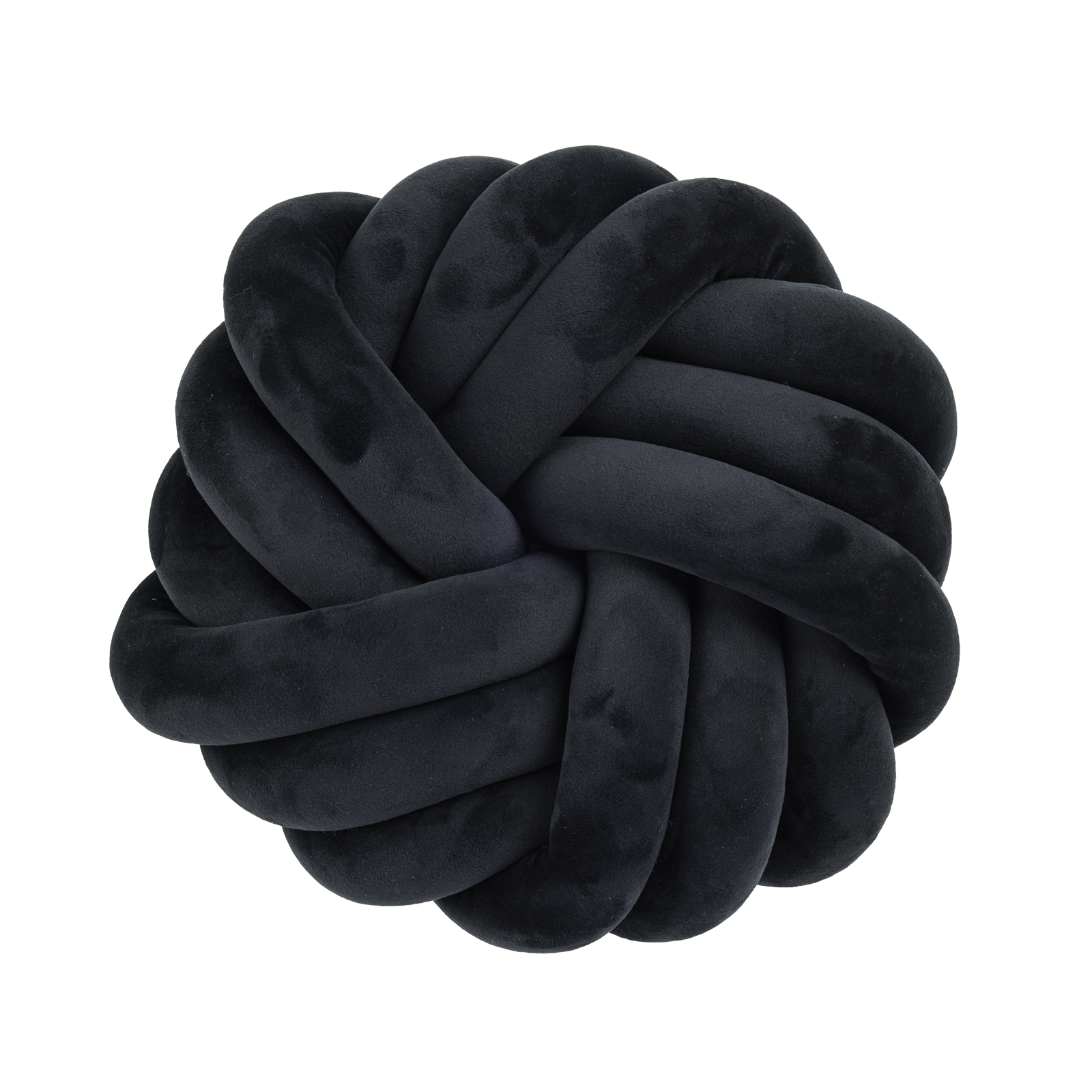 Das Home Διακοσμητικό Μαξιλάρι Φ.35 2290 Black