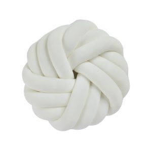 Das Home Διακοσμητικό Μαξιλάρι Φ.35 2294 White