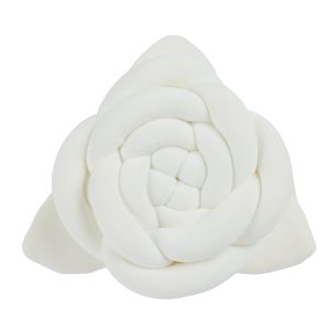 Das Home Διακοσμητικό Μαξιλάρι Φ.28 2298 White