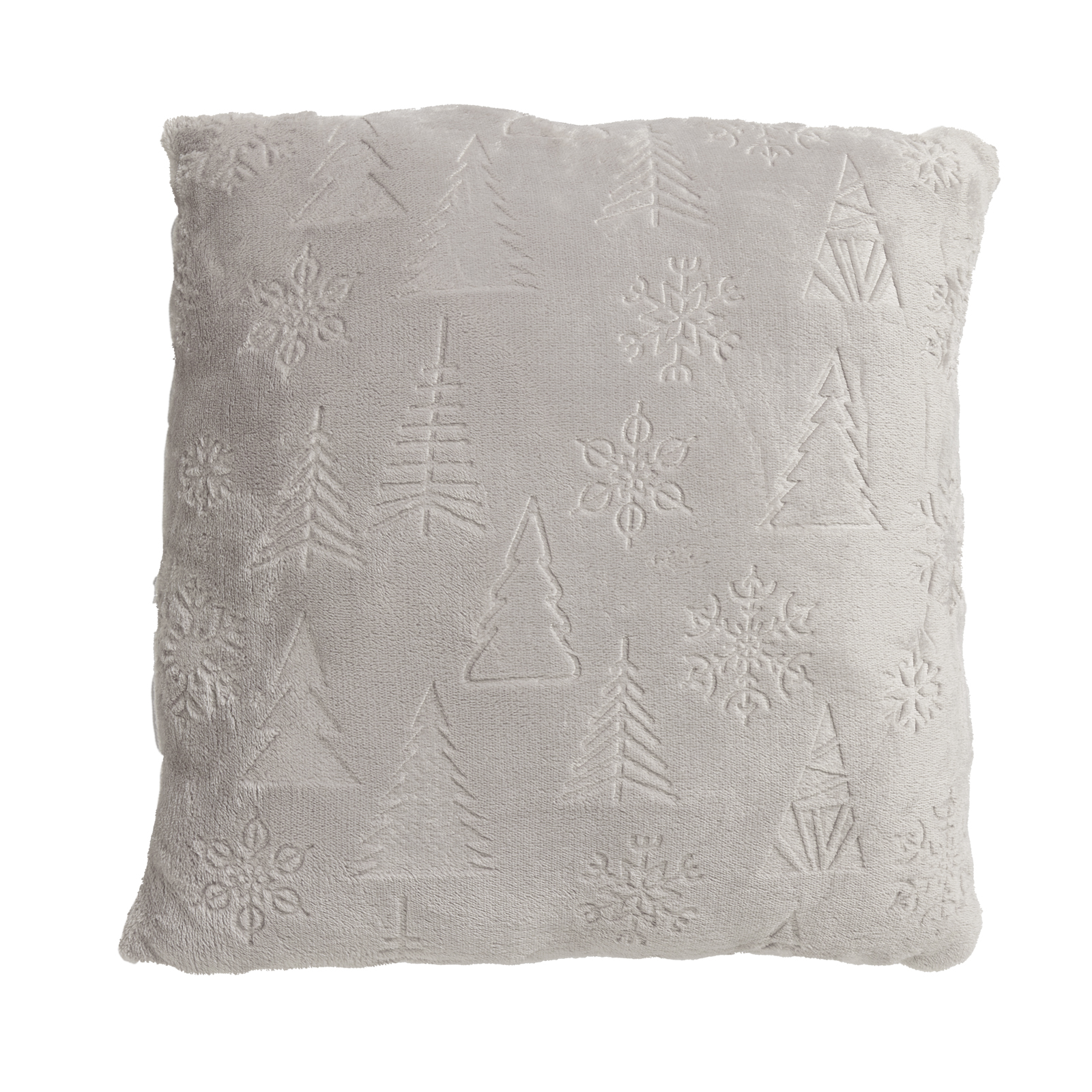 Das Home Μαξιλαρι Φιγουρας 40X40 Christmas 1373 Grey Grey