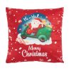 Das Home Christmas Μαξιλαρι Φιγουρας 45X45 0852 Red Red