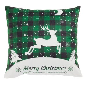 Das Home Christmas Μαξιλαρι Φιγουρας 45X45 0854 Green Green