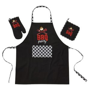 Das Home Σετ Κουζινας 3Τμχ 0862 Black Black