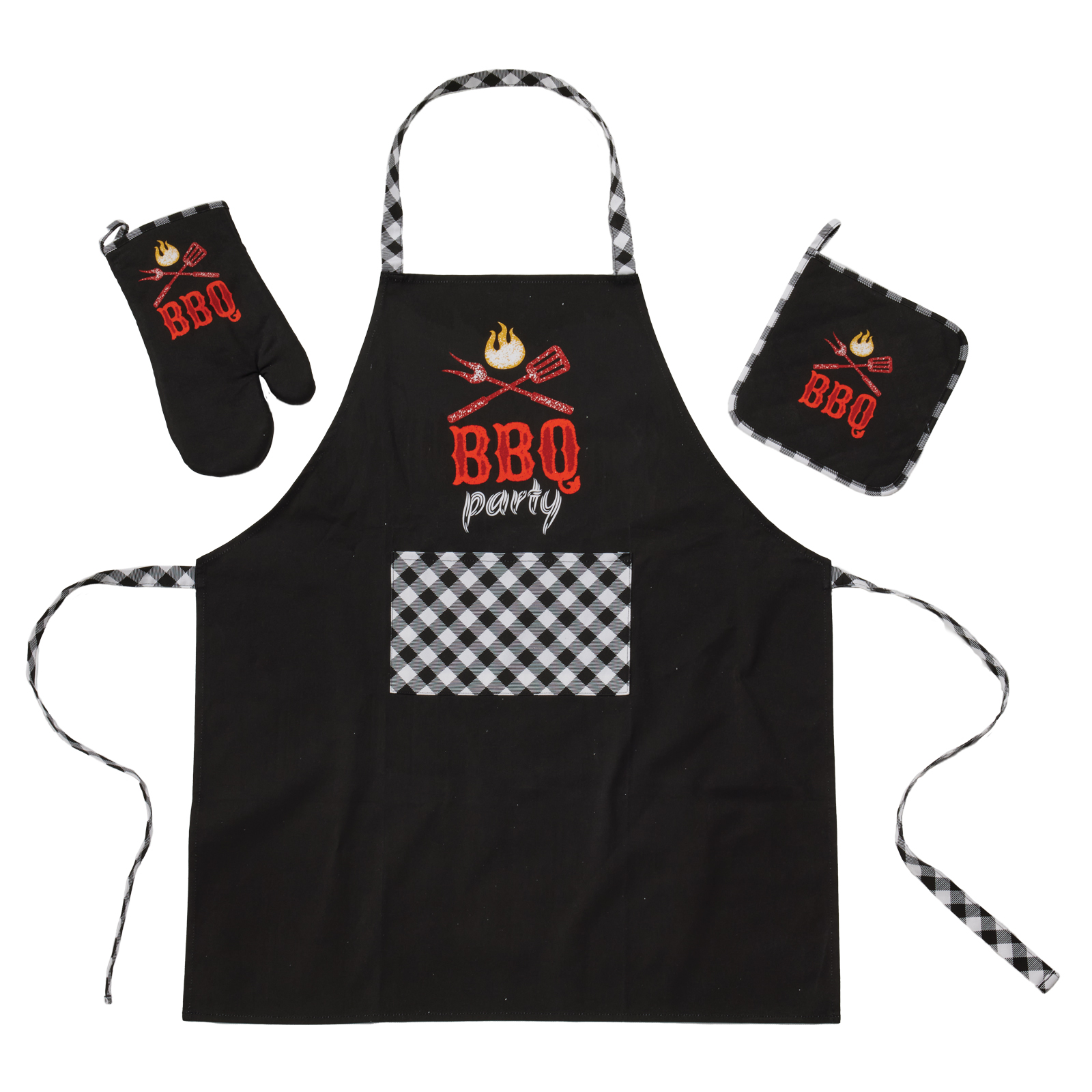 Das Home Σετ Κουζινας 3Τμχ 0862 Black Black