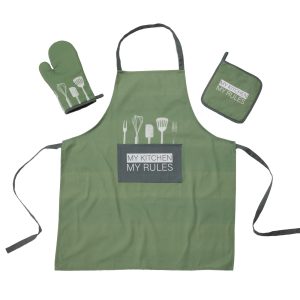 Das Home Σετ Κουζινας 3Τμχ 0863 Dark Mint Dark Mint