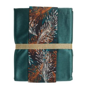 Das Home Σετ Τραπεζομαντηλο 2Τμχ 140Χ220 0865 Green Green