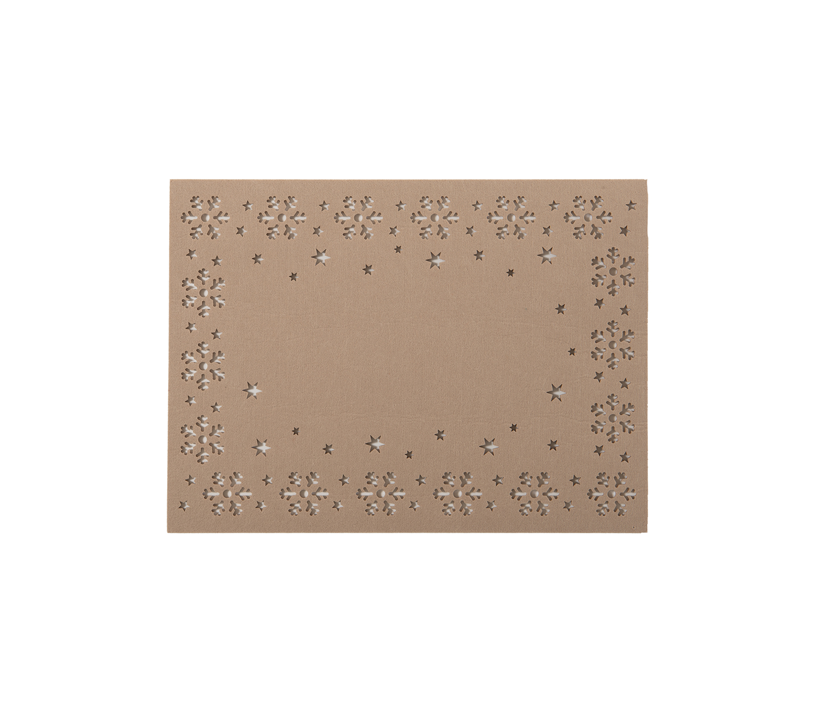 Nef-Nef Homeware Σουπλά Snow Felt 28x38 2 τεμ. BEIGE