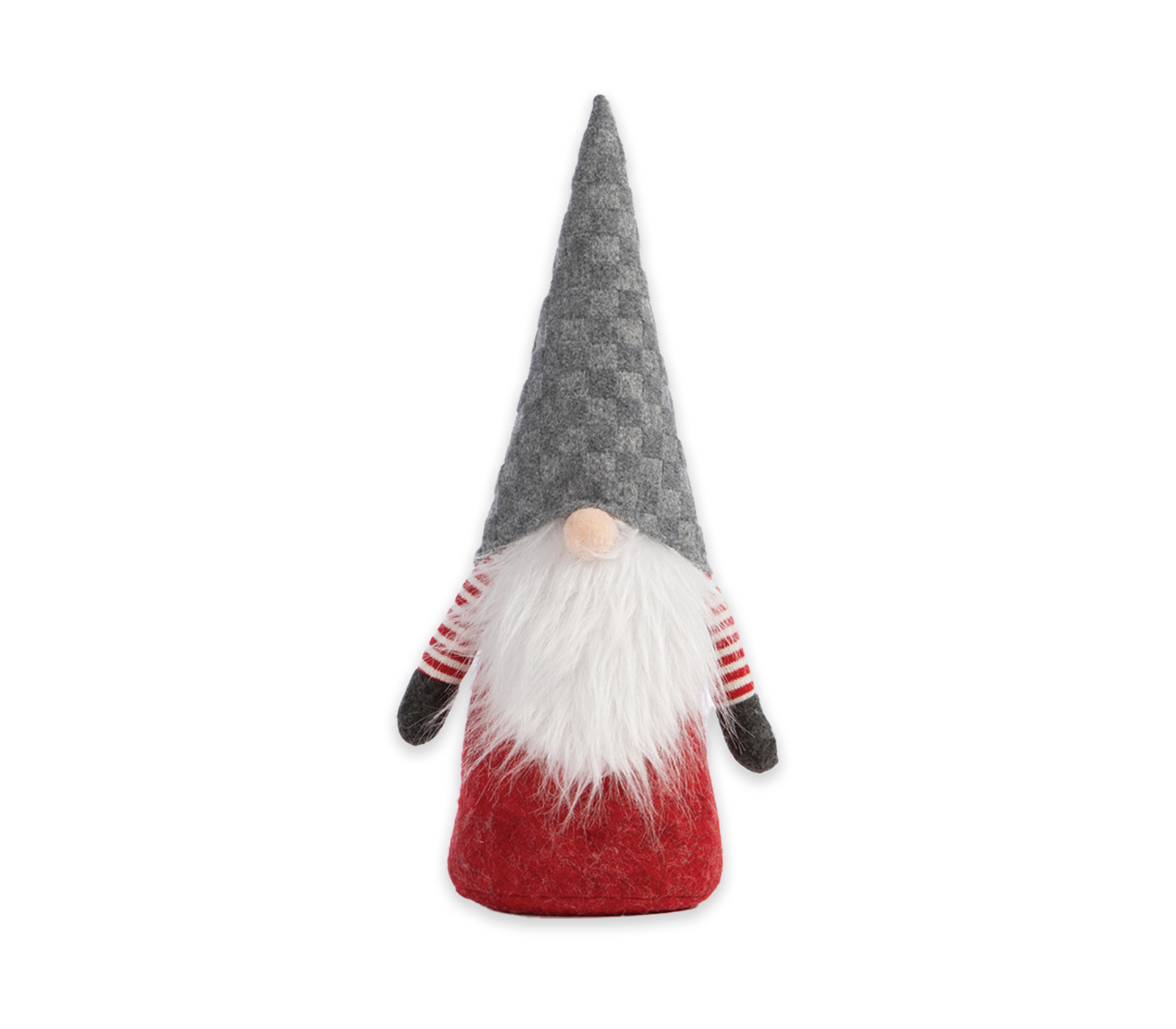 Nef-Nef Homeware Διακοσμητικό Στοπ Πόρτας Gnome Grey Hat 40cm GREY/RED