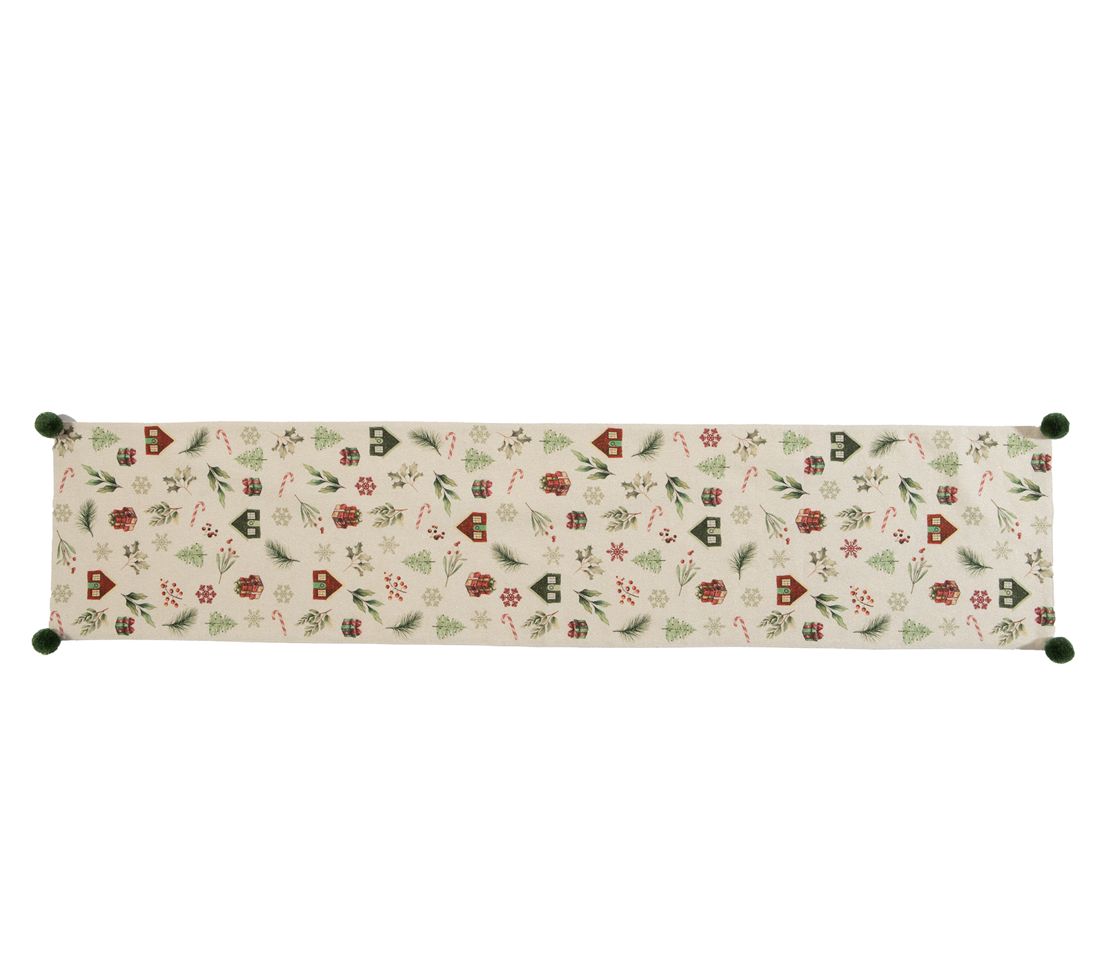 Nef-Nef Homeware Runner White Christmas 33x150 ECRU