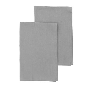 Melinen Home Πετσετες Κουζινας Σετ 2 Τεμαχιων Zoe Light Grey (45X65) 45X65
